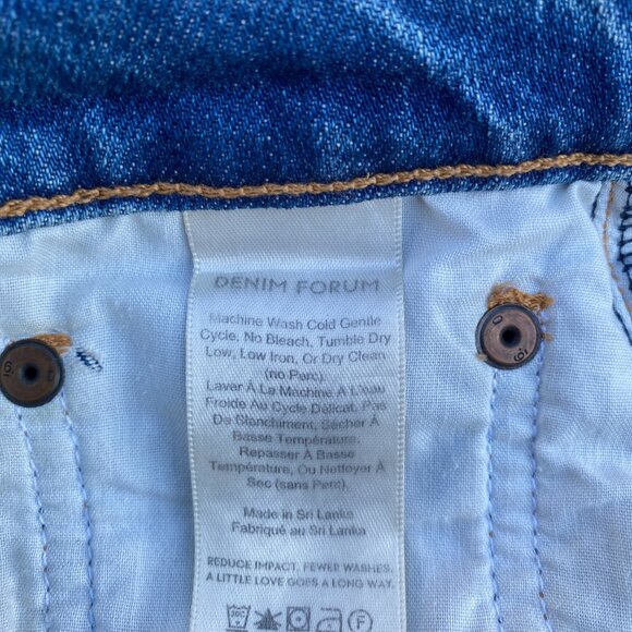 Denim Forum | The Arlo High-Rise Straight Jeans | Size 29 - Picture 9 of 13